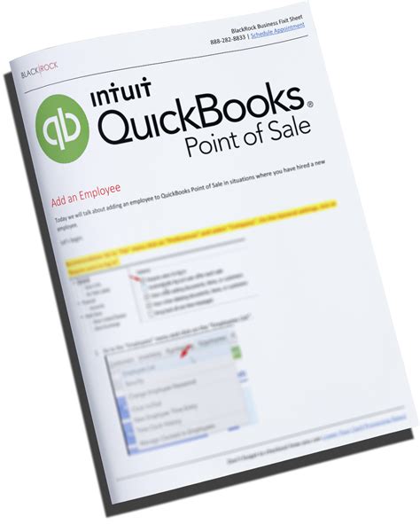 Quickbooks Pos Add An Employee Blackrock Pos