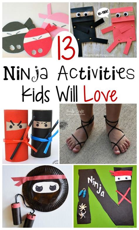 13 Ninja Crafts And Activities For Kids The Mom Creative Ninja