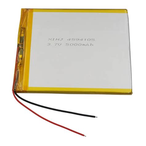 37v 5000 Mah Lithium Polymer Rechargeable Battery Accumulator Li Ion