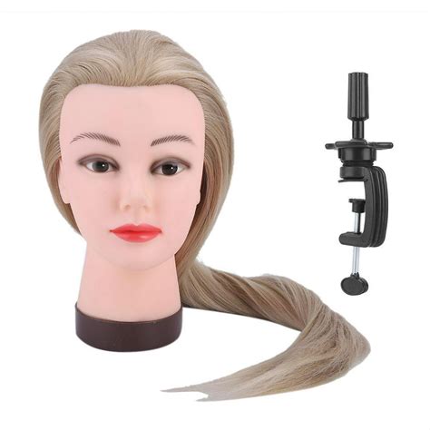 Mgaxyff Hair Styling Practice Mannequin Head Mannequin Head With Hairhairdressing Training