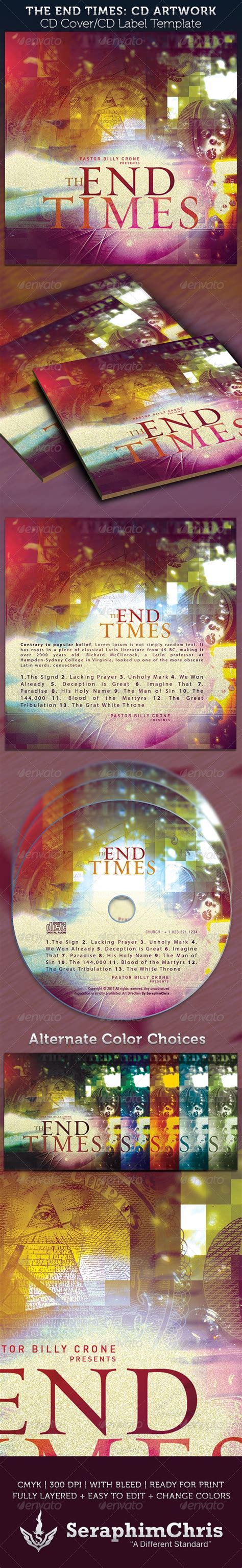 The End Times Cd Cover Artwork Template By Seraphimchris Graphicriver