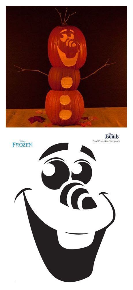 Olaf Pumpkin Carving Template Carving Olaf Pumpkincarving