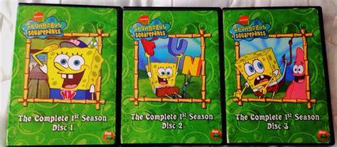 The Cartoon Revue Spongebob Squarepants Dvd Reviews Of Seasons 1 3