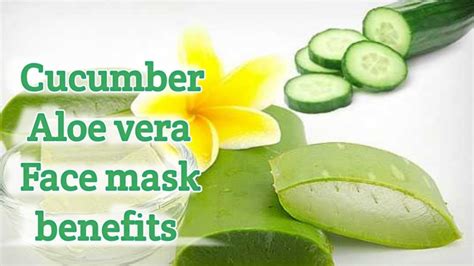 Aloe Vera Gel Face Mask For Clear Bright Skin Youtube