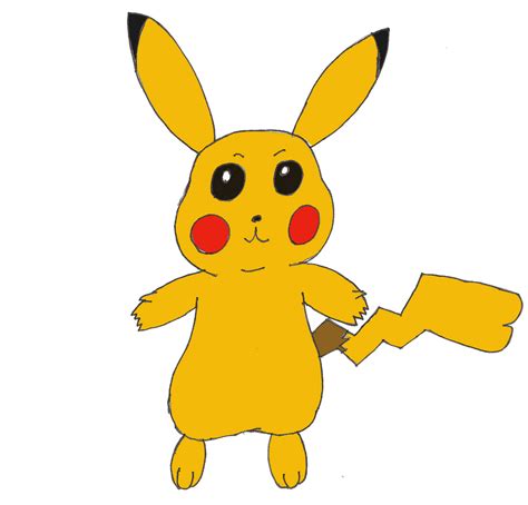 Female Pikachu No Background By Unownace On Deviantart