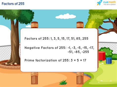 Factors Of 255 Find Prime Factorizationfactors Of 255