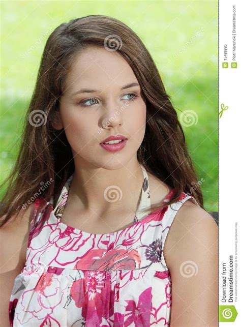 Friendly Teen Girl Stock Image Image Of Facial Beautiful