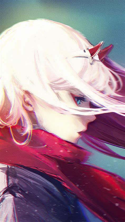 Character moving, moving particles mature content: 1080x1920 Zero Two Darling In The Fran XX 4k Iphone 7,6s,6 ...