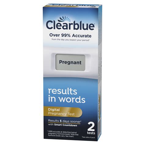 Digital Pregnancy Test Digital Results In Words Clearblue®