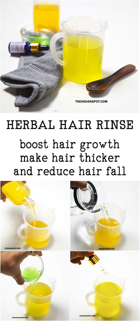 Herbal Vinegar Hair Rinse For Thicker Hair The Indian Spot