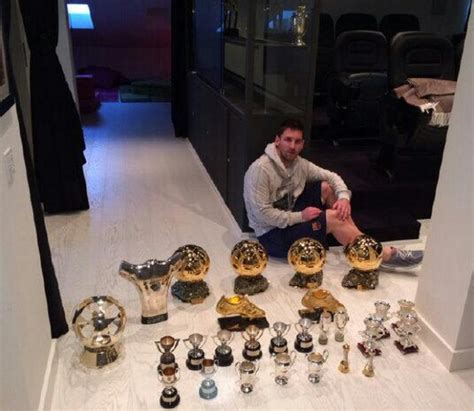 2009, 2010 only player to have won the following trophies at 2 different clubs: Snapshot: Lionel Messi Kills Bit Of Time By Emptying Out ...