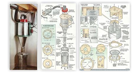 Cyclone dust collector with optional bag filter assembly. DIY Cyclone Dust Collector • WoodArchivist