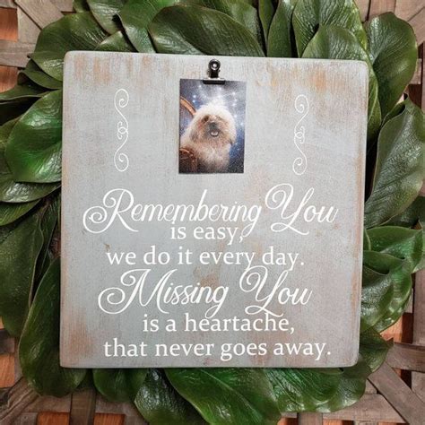 Remembering You Is Easy We Do It Everyday Missing You Is A Etsy Hanging Signs Hanging