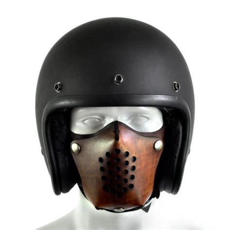 Leather Motorcycle Face Masks By Sunday Academy3 Leather Face Mask