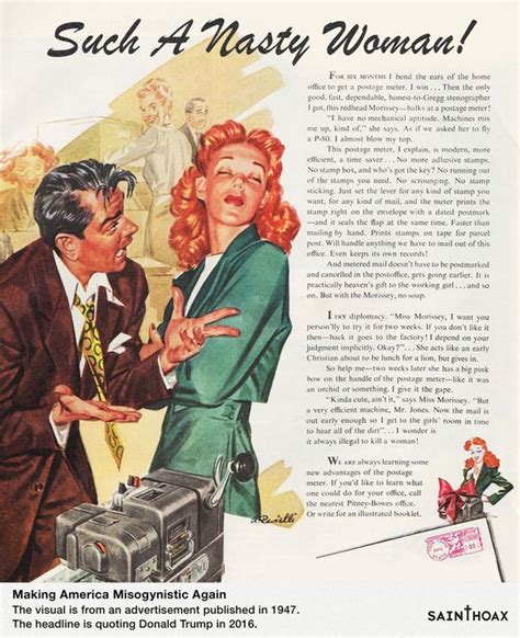 trump s comments about women pair frighteningly well with sexist old ads huffpost