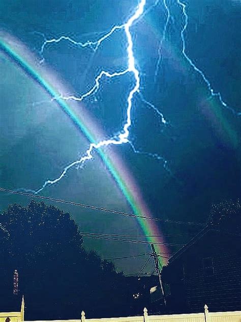 Rainbow With Lightning Photograph By Freddy Alsante Fine Art America