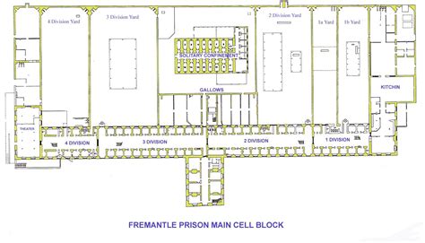 Level Layout Reference Fremantle Prison Solitary Confinement