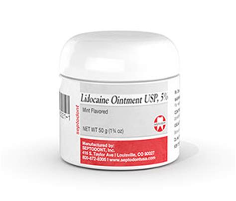 Lidocaine Topical Ointment 5 50g Jar Septodont Pricenex