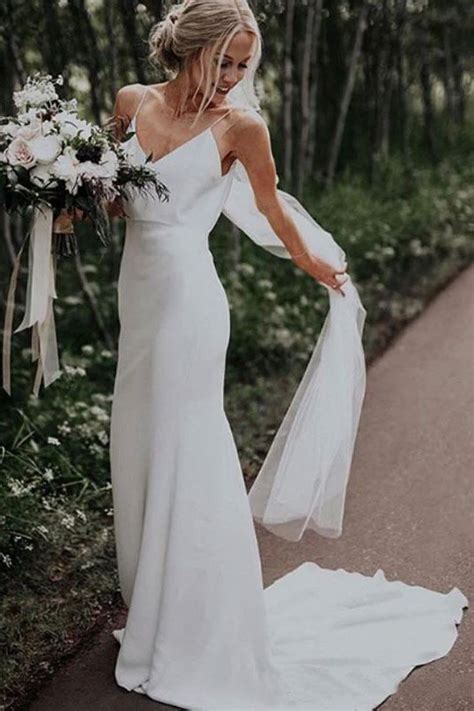 sexy wedding dress v neck wedding dress mermaid wedding dress · joepaldress · online store