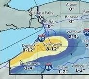 Lake Effect Snow Moves South Impacts Chautauqua County Chautauqua Today