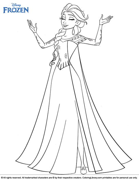81 Elsa Dress Coloring Pages Hd Coloring Pages Printable