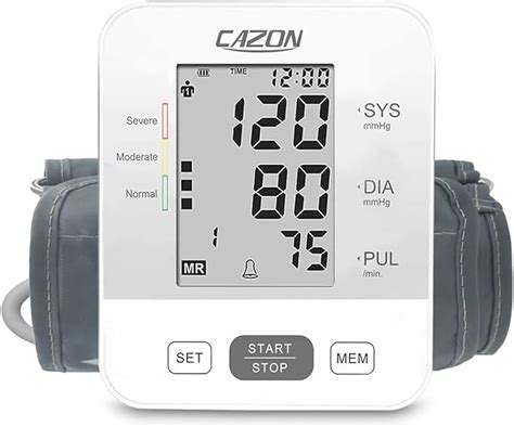 Cazon Blood Pressure Monitor Upper Arm Bp Machine For Home Use Bp Cuff