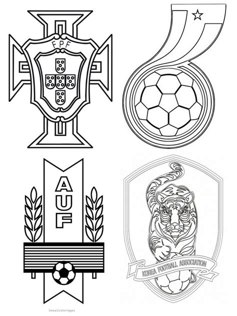 coloring page fifa world cup 2022 h group 97
