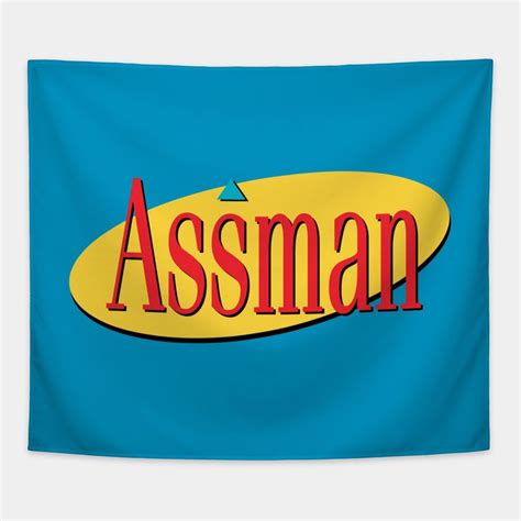 Assman By Apgararts Seinfeld Tapestry Logo