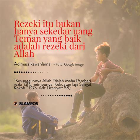 Rezeki Itu Bukan Hanya Sekedar Uang - Islampos | Kata-kata, Kata-kata
