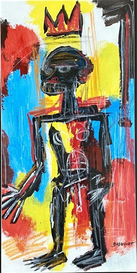 Sold Price Jean Michel Basquiat Abstract Mixed Media V116000 April
