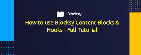 How To Use Blocksy Content Blocks And Hooks Full Tutorial Wp Simple Hacks