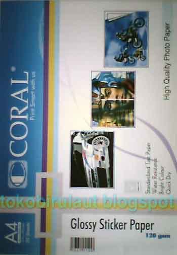 A 4a 2a a0 a1 a2 a3 a4 a5 a6 a7 a8 a9 a10 ukuran kertas internasional: Kertas Coral Adhesive Sticker Glossy A4 A3 120gr | Pusat ...