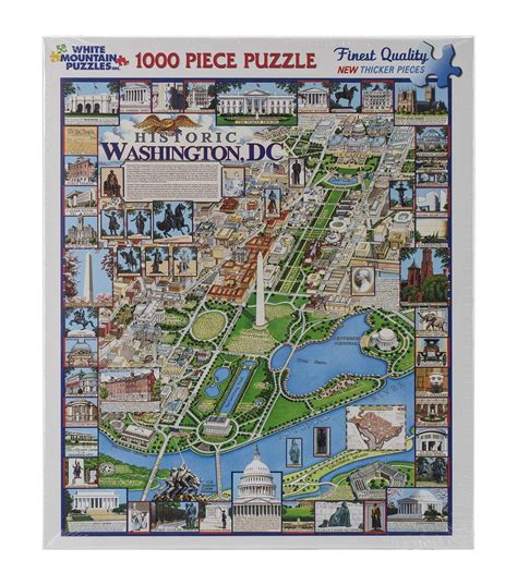 Washington dc gift shop offers official souvenirs for the white house and the united states capitol online. White Mountina Puzzle 1000pcs 24''x30'' Jigsaw Puzzle ...