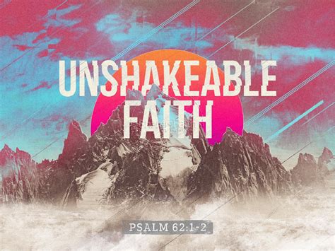 Unshakeable Faith Sermon Series Powerpoint Template Clover Media