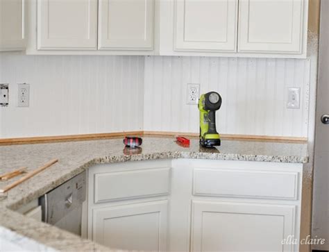 Amazing gallery of interior design and decorating ideas of wainscoting kitchen backsplash in bathrooms, kitchens by elite. Beadboard kitchen - Diy kitchen backsplash - Beadboard ...