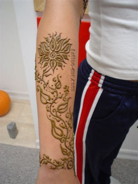 Lotus Henna Tattoo Me