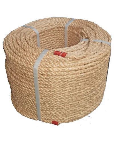 Sisal Rope Dia 4mm To 50mm 3 Ply Packing Type Coils Bundles Weight