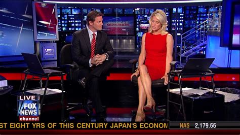 Sexy Martha Maccallum In Red Sexy Leg Cross