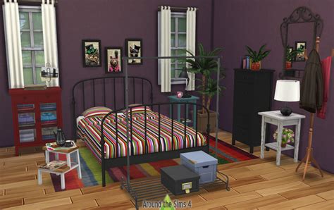 Sims 4 Ccs The Best Ikea Bedroom Set By Around The Sims