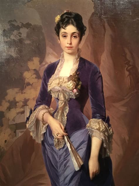 Victorian Woman Portrait Painting