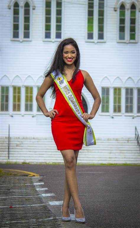 Elated Vena Mookram Wins Miss World Guyana 2017 Stabroek News