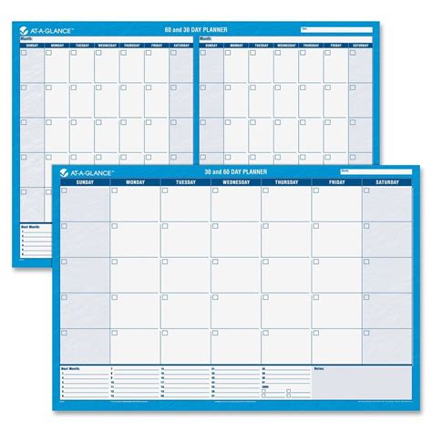At A Glance Wall Planner Calendar Undated Erasable 3060 Day 36 X