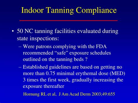 Ppt Indoor Tanning Operator Compliance And Knowledge Powerpoint