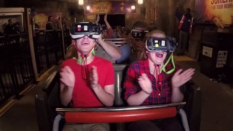 Official Rage Of The Gargoyles Vr Coaster Video With Pov At Six Flags Great Adventure Youtube
