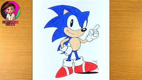 How To Draw Sonic The Hedgehog Video Step By Step Pictures My Xxx Hot