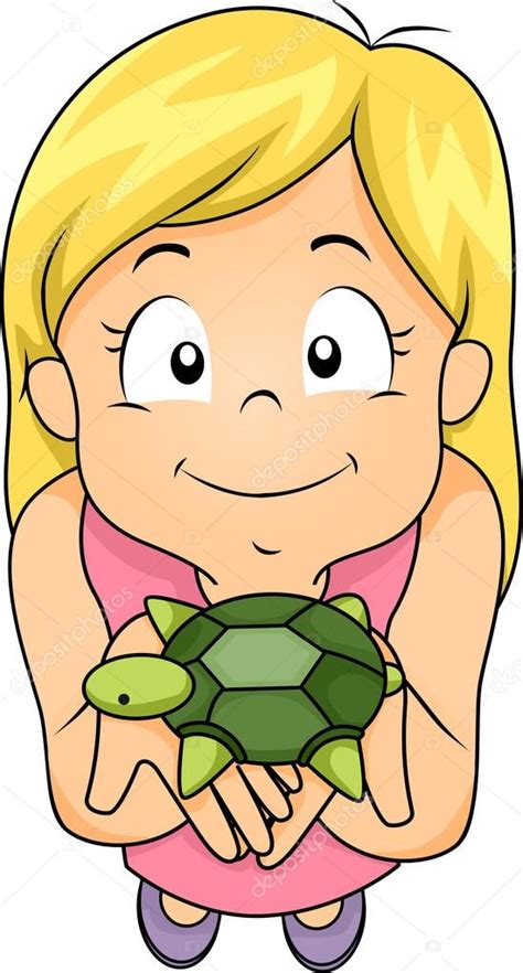 Turtle Girl — Stock Photo © Lenmdp 17179427