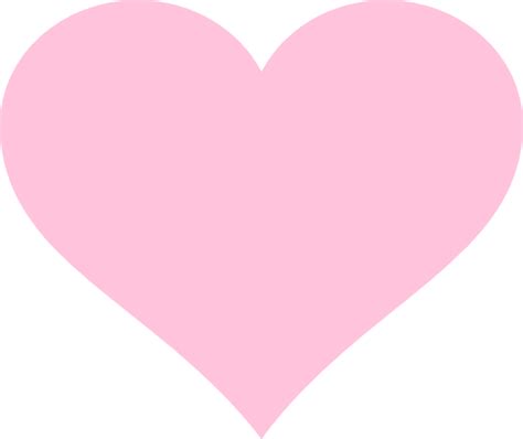 Light Pink Heart Clip Art at Clker.com - vector clip art online png image