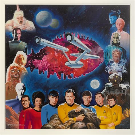 Star Trek 1993 Original Artwork And Puzzle Us Original Film