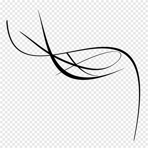 Abstract Lines Brushes Ilustrasi Garis Hitam Png Pngegg