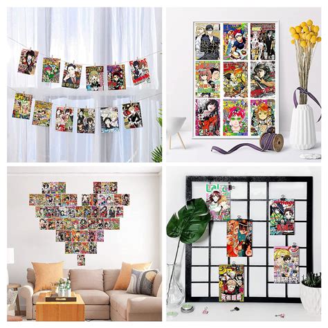 Tehevin Pcs Anime Magazine Covers Aesthetic Pictures Wall Collage Kit Trendy Small Posters